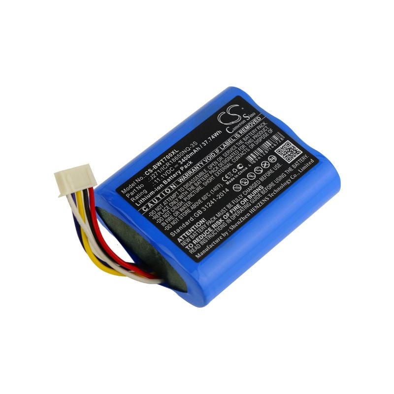 Li-ion Speaker Battery fits Bowers & Wilkins, T7, Bowers & Wilkins 11.1V, 3400mAh Speaker Cameron Sino Technology Limited