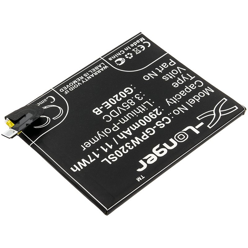 Li-Polymer Battery fits Google, g020e, g020f, g020g 3.85V, 2900mAh Mobile & SmartPhone Cameron Sino Technology Limited