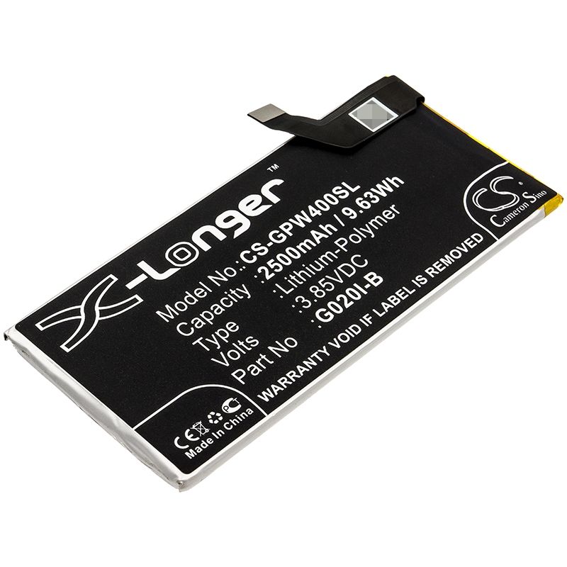 Li-Polymer Battery fits Google, g020m, pixel 4 3.85V, 2500mAh Mobile & SmartPhone Cameron Sino Technology Limited