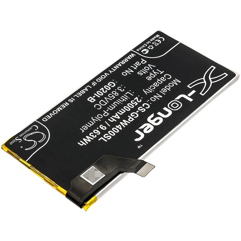Li-Polymer Battery fits Google, g020m, pixel 4 3.85V, 2500mAh Mobile & SmartPhone Cameron Sino Technology Limited