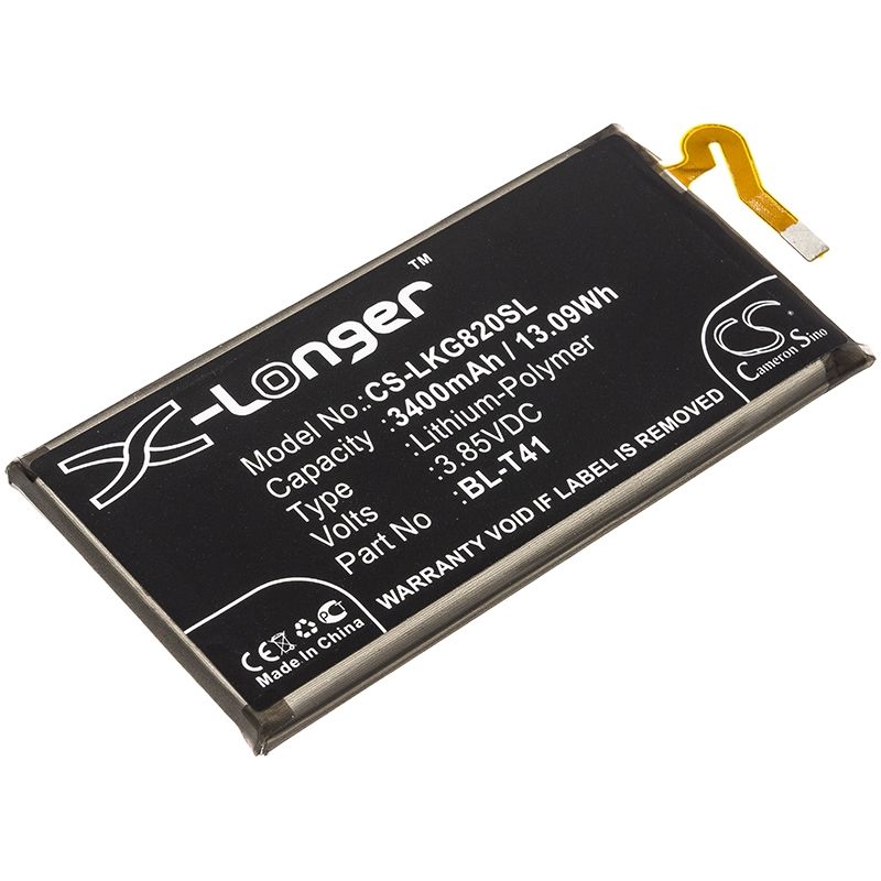 Li-Polymer Battery fits Lg, g8 thinq, g820n, g820um 3.85V, 3400mAh Mobile & SmartPhone Cameron Sino Technology Limited