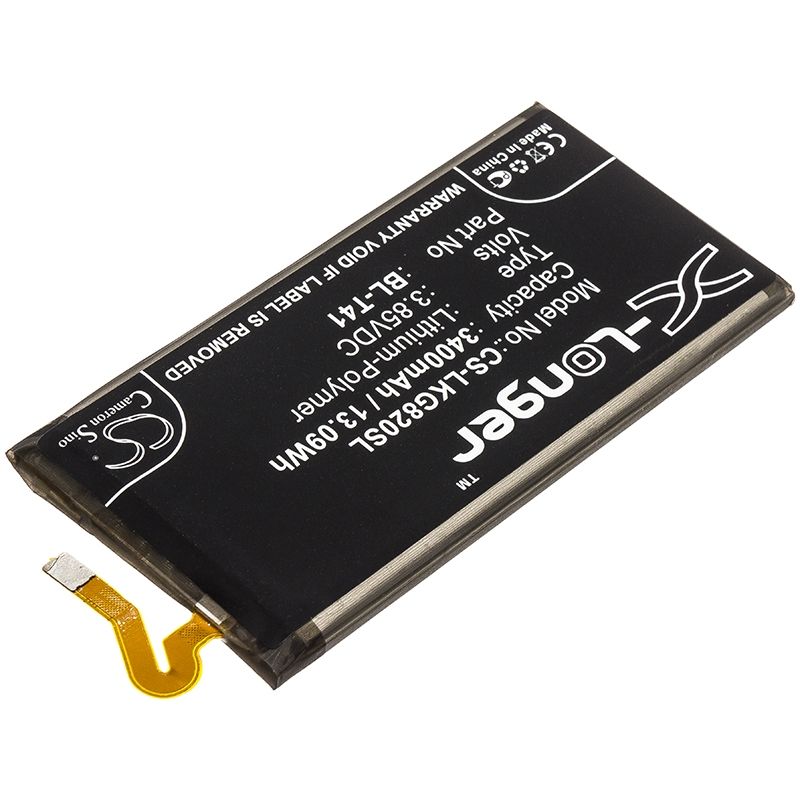 Li-Polymer Battery fits Lg, g8 thinq, g820n, g820um 3.85V, 3400mAh Mobile & SmartPhone Cameron Sino Technology Limited