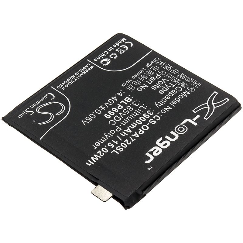 Li-Polymer Battery fits Oneplus, 7 pro, 7 pro premium edition, 7 pro premium edition dual sim 3.85V, 3900mAh Mobile & SmartPhone Cameron Sino Technology Limited