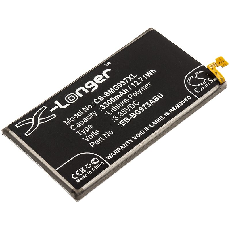 Li-polymer Battery Fits Samsung, Galaxy S10, Sm-g973, Sm-g9730/ds 3.85v, 3300mah Mobile & SmartPhone Cameron Sino Technology Limited