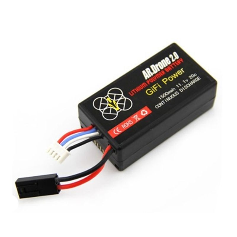 Li-Polymer Battery fits Parrot, Ar.drone 2.0, Note: Double Plug 11.1V, 1500mAh Drones Cameron Sino Technology Limited
