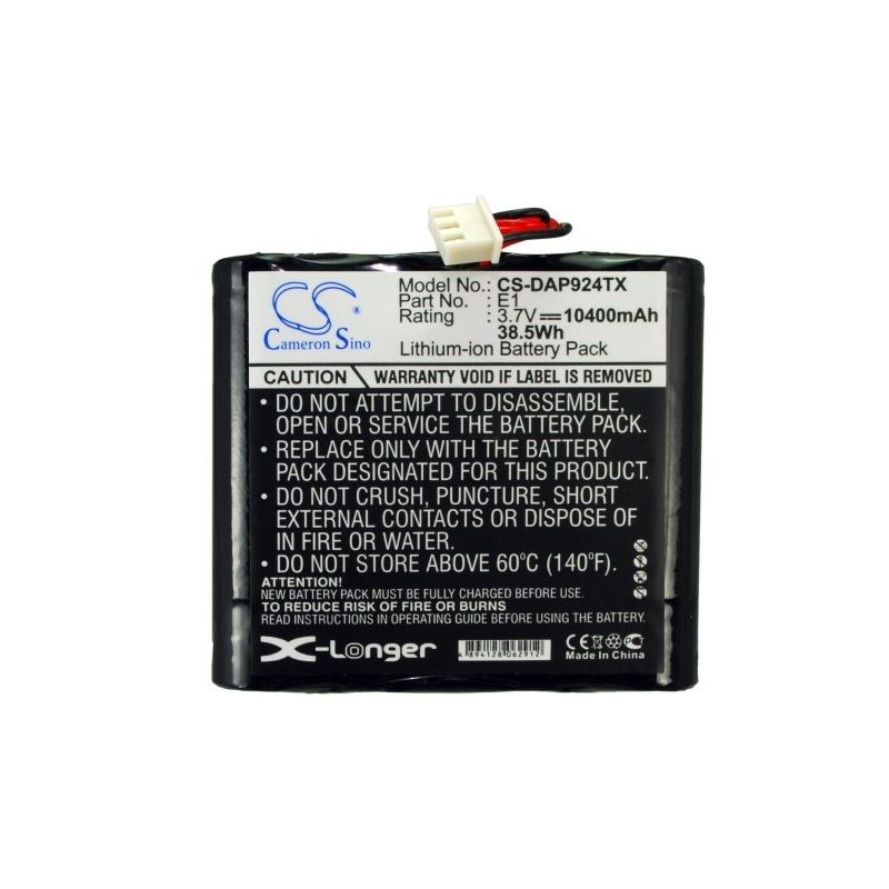 Li-ion Battery fits Pure, Evoke 1s, Evoke 2s, Evoke Flow 3.7V, 10400mAh DAB Digital Cameron Sino Technology Limited