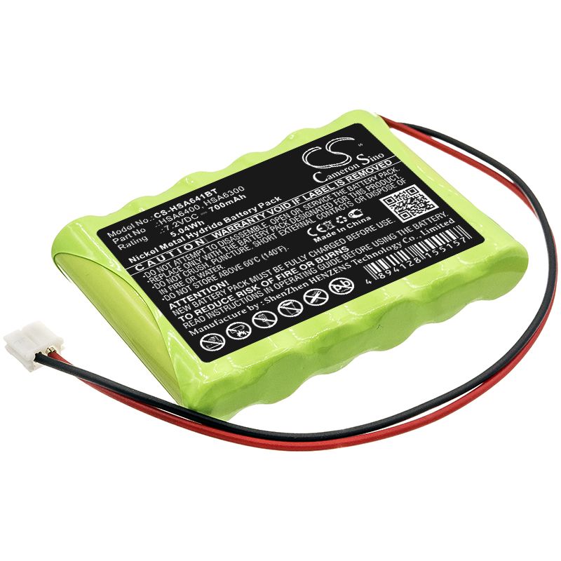 Ni-MH Battery fits Yale, Alarm Control Panels, Hsa6300 Family Alarm Control Panel 7.2V, 700mAh Alarm System Cameron Sino Technology Limited