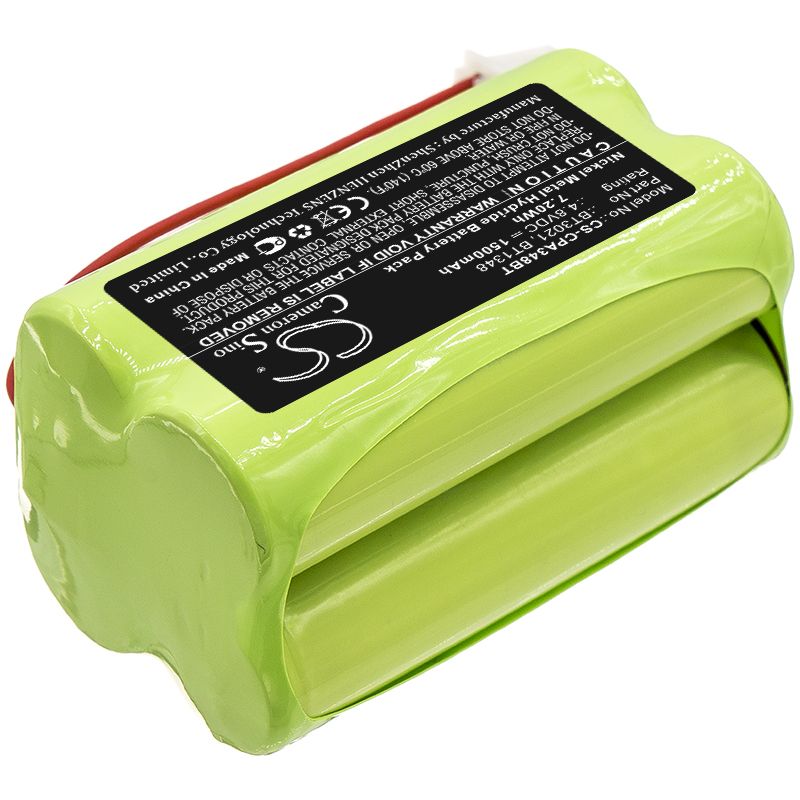 Ni-MH Battery fits Commpact, Secuself Control Panel 4.8V, 1500mAh Alarm System Cameron Sino Technology Limited