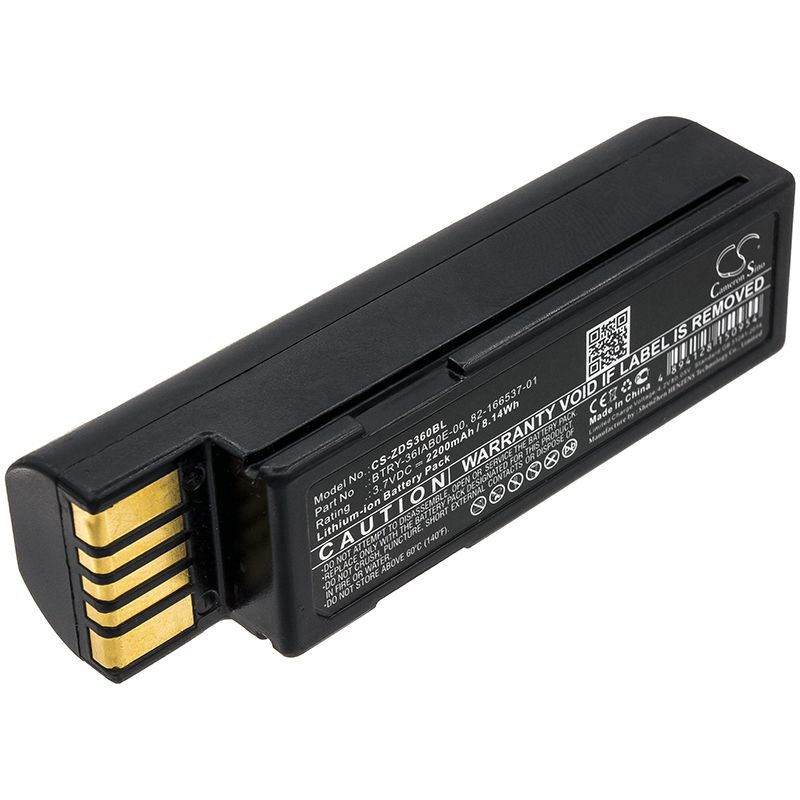 Li-ion Battery fits Zebra, Ds3600, Ds3678 3.7V, 2200mAh Barcode Scanner Cameron Sino Technology Limited