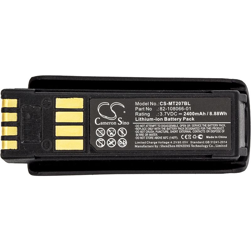 Li-ion Battery fits Motorola, Mt2000, Mt2070 3.7V, 2400mAh Barcode Scanner Cameron Sino Technology Limited
