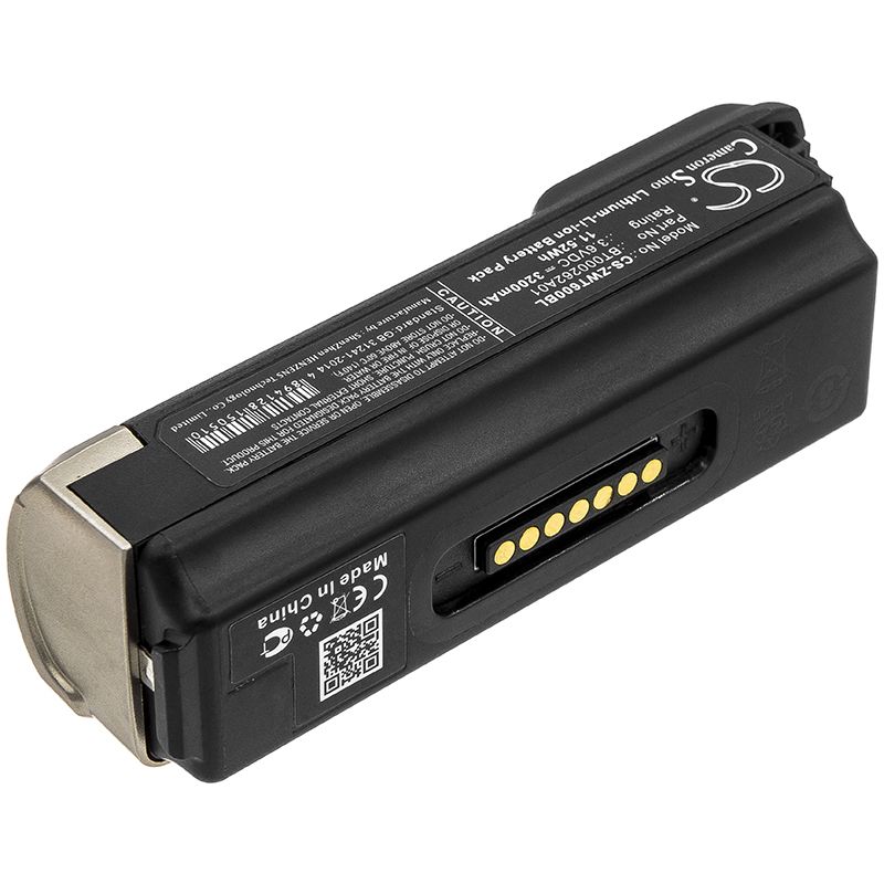 Li-ion Battery fits Zebra, Rs6000, Wt6000 3.6V, 3200mAh Barcode Scanner Cameron Sino Technology Limited