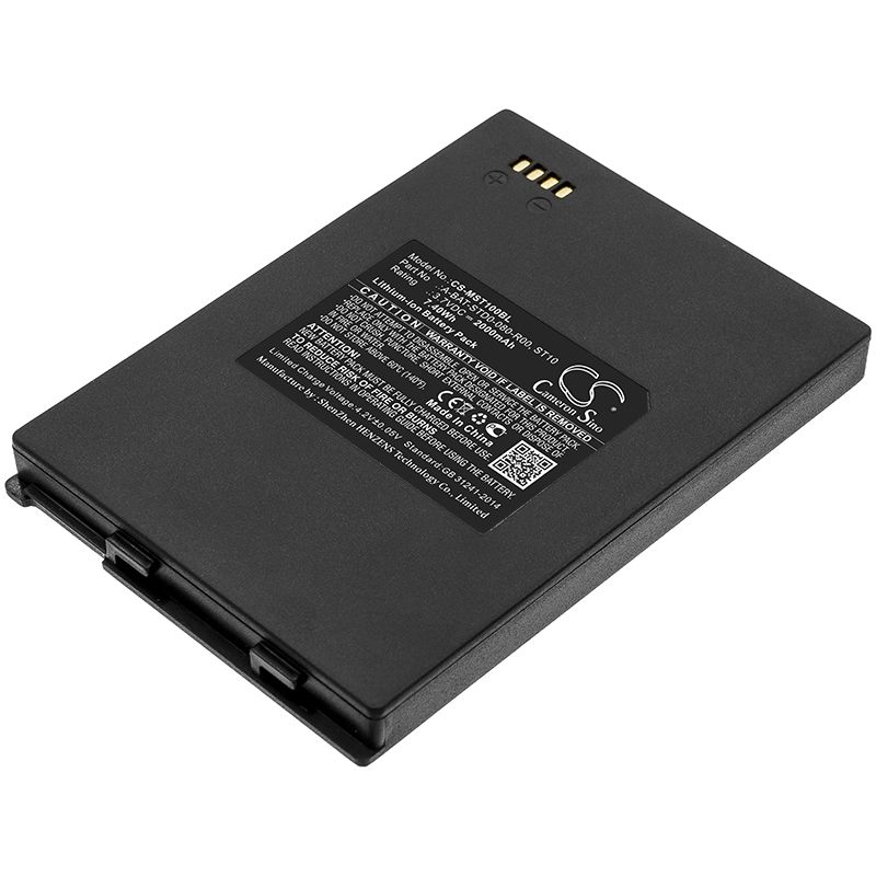 Li-ion Battery fits M3 Mobile, Smart, St10 3.7V, 2000mAh Barcode Scanner Cameron Sino Technology Limited