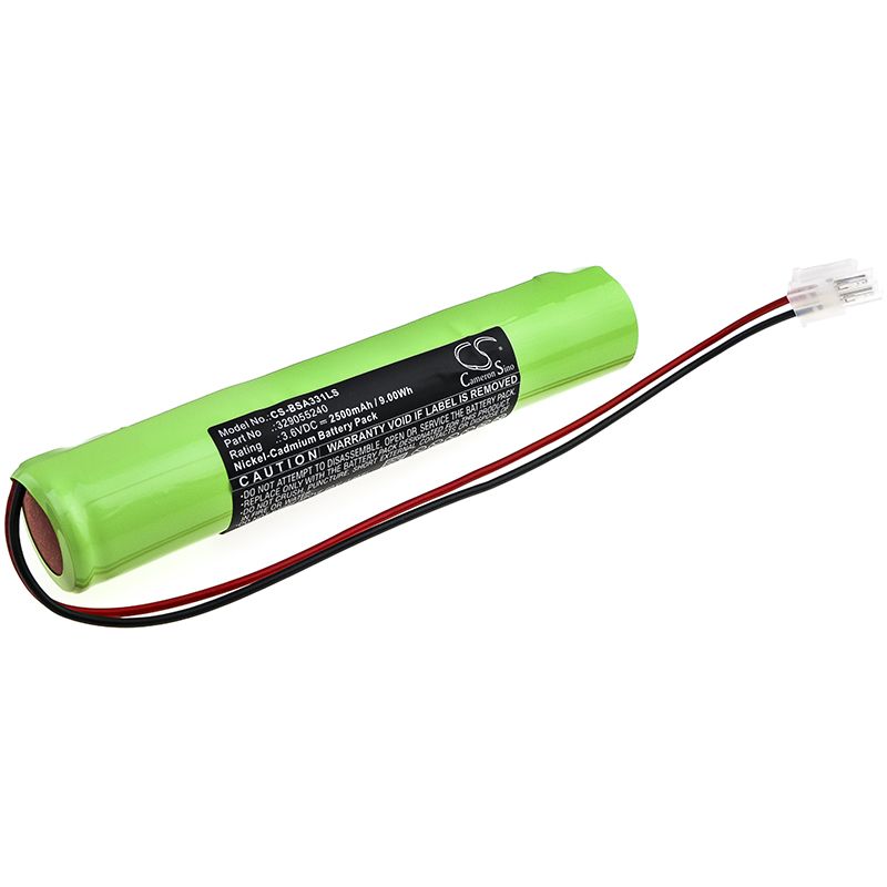 Ni-CD Battery fits Baes, Ova Td210331 3.6V, 2500mAh Emergency Lighting Cameron Sino Technology Limited