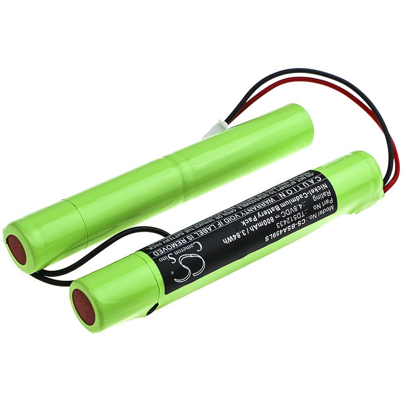 Ni-CD Battery fits Baes, Ova, Ova 38459 4.8V, 800mAh Emergency Lighting Cameron Sino Technology Limited