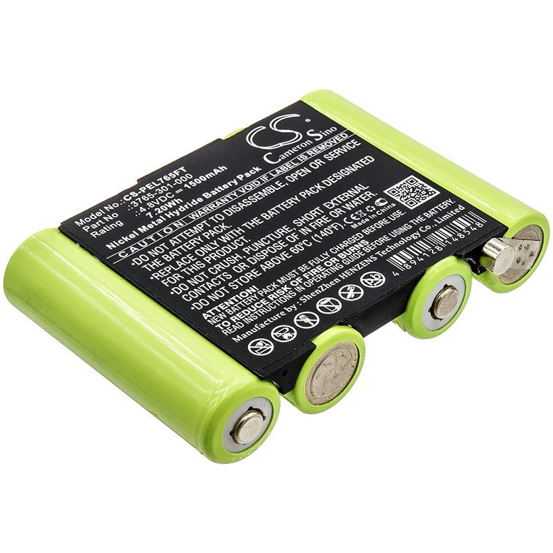 Ni-mh Battery Fits Peli, 3715z0 Led Atex 2015, 3760z0 4.8v, 1500mah Flashlight Cameron Sino Technology Limited