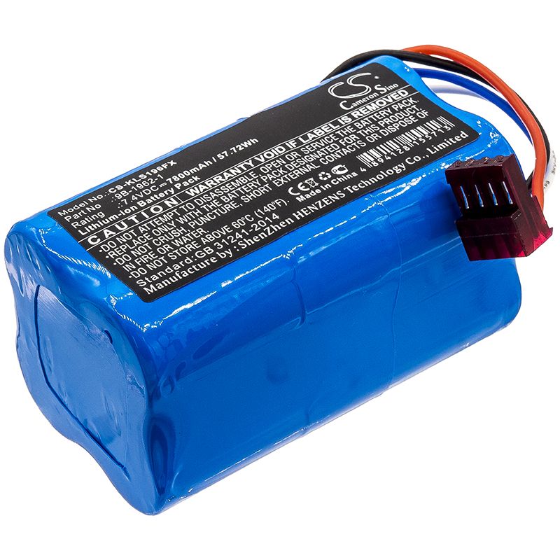 Li-ion Battery fits Koehler, 7610, 7611 7.4V, 7800mAh Flashlight Cameron Sino Technology Limited
