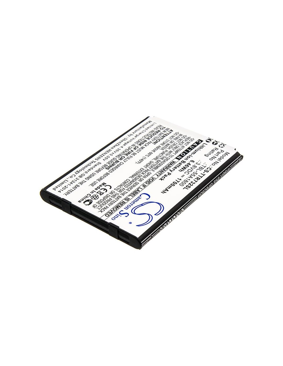 Li-ion Battery fits Tp-link, M7310 3.8V, 1700mAh Hotspot Cameron Sino Technology Limited