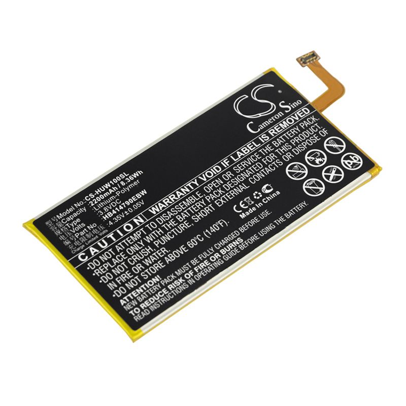 Li-Polymer Battery fits Huawei, Speed Wi-fi Next W01, Speed Wi-fi Next W02 3.8V, 2200mAh Hotspot Cameron Sino Technology Limited