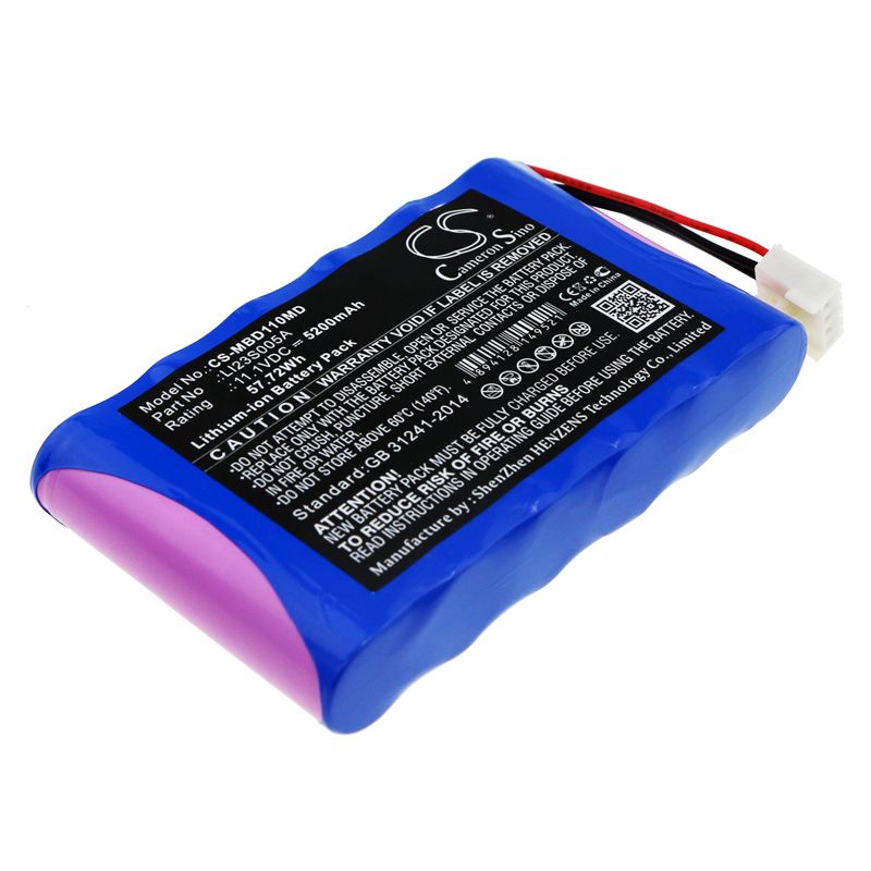 Li-ion Battery fits Mindray, Umec10 11.1V, 5200mAh Medical Cameron Sino Technology Limited