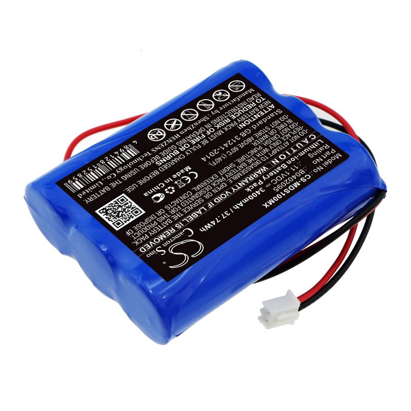 Li-ion Battery fits Medsonic, Mscpr-1a 11.1V, 3400mAh Medical Cameron Sino Technology Limited