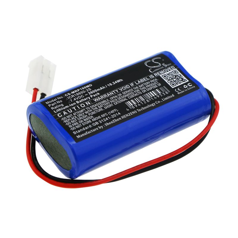 Li-ion Battery fits Mindray, Sp1, Sp1 Syringe Pump 7.4V, 2600mAh Medical Cameron Sino Technology Limited