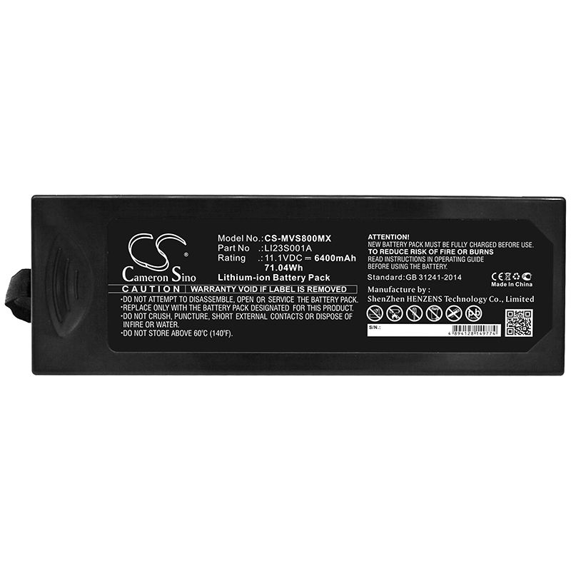 Li-ion Battery Fits Mindray, Pm7000, Pm8000 11.1v, 6400mah Medical Cameron Sino Technology Limited