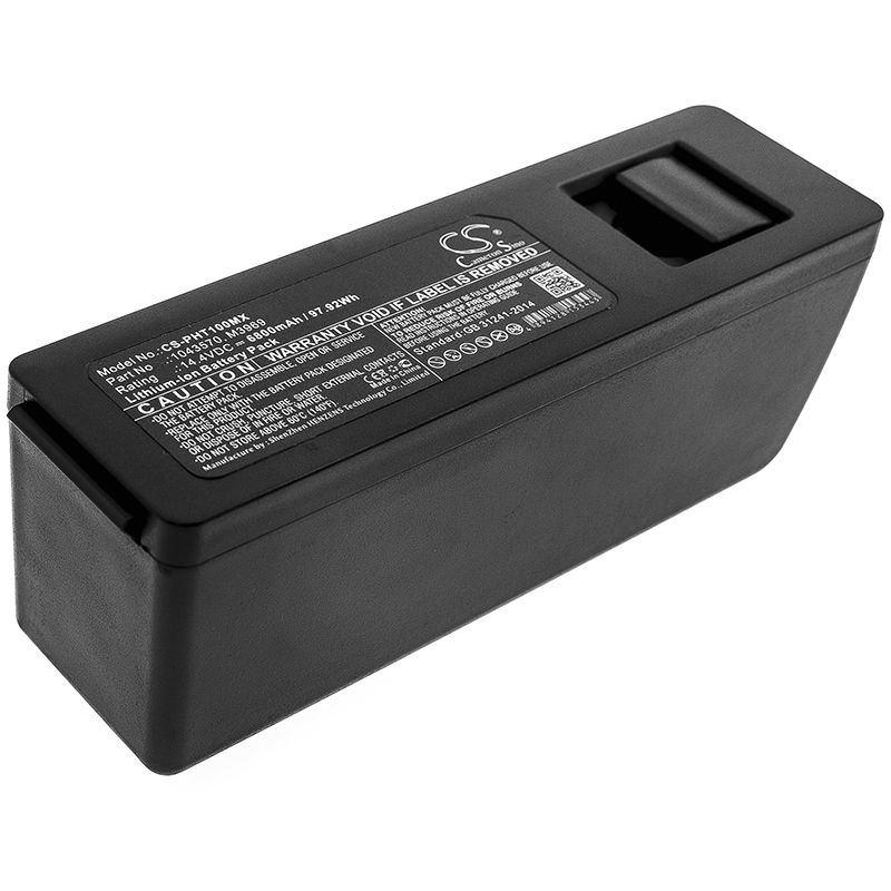 Li-ion Battery fits Philips, Respironics T70 Cough Assist, Respironics Trilogy 14.4V, 6800mAh Medical Cameron Sino Technology Limited