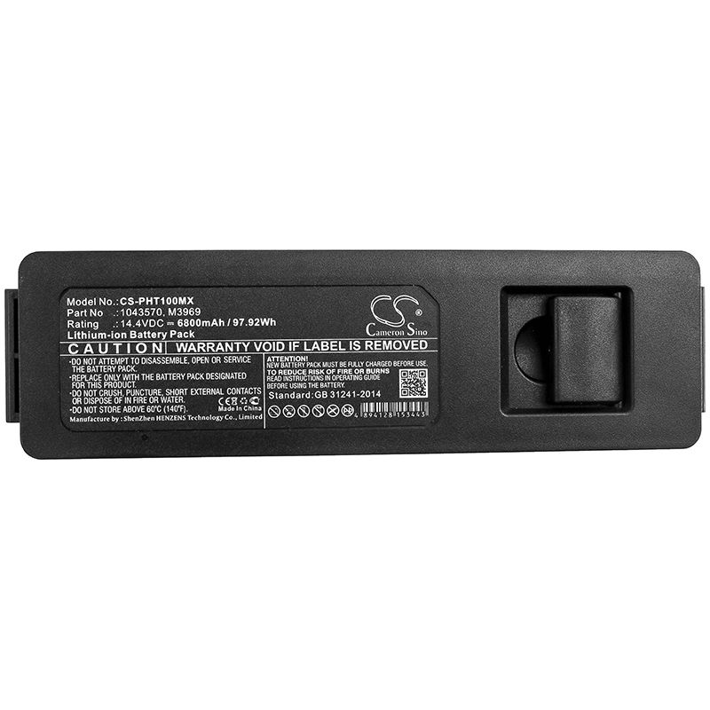 Li-ion Battery fits Philips, Respironics T70 Cough Assist, Respironics Trilogy 14.4V, 6800mAh Medical Cameron Sino Technology Limited