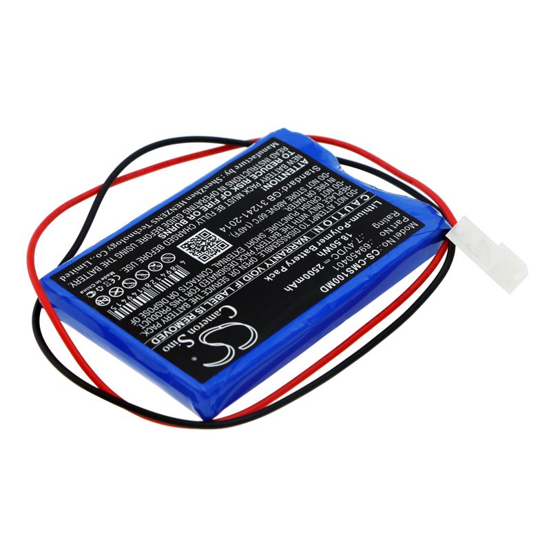 Li-Polymer Battery fits Contec, Ecg-100g 7.4V, 2500mAh Medical Cameron Sino Technology Limited