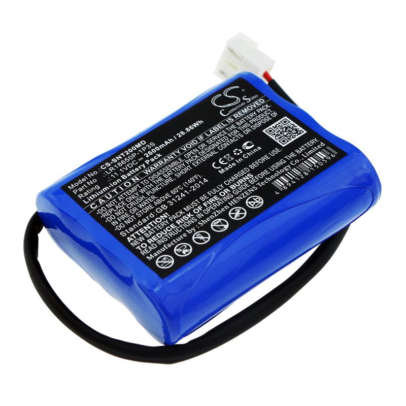 Li-ion Battery Fits Solaris, Nt2a 11.1v, 2600mah Medical Cameron Sino Technology Limited