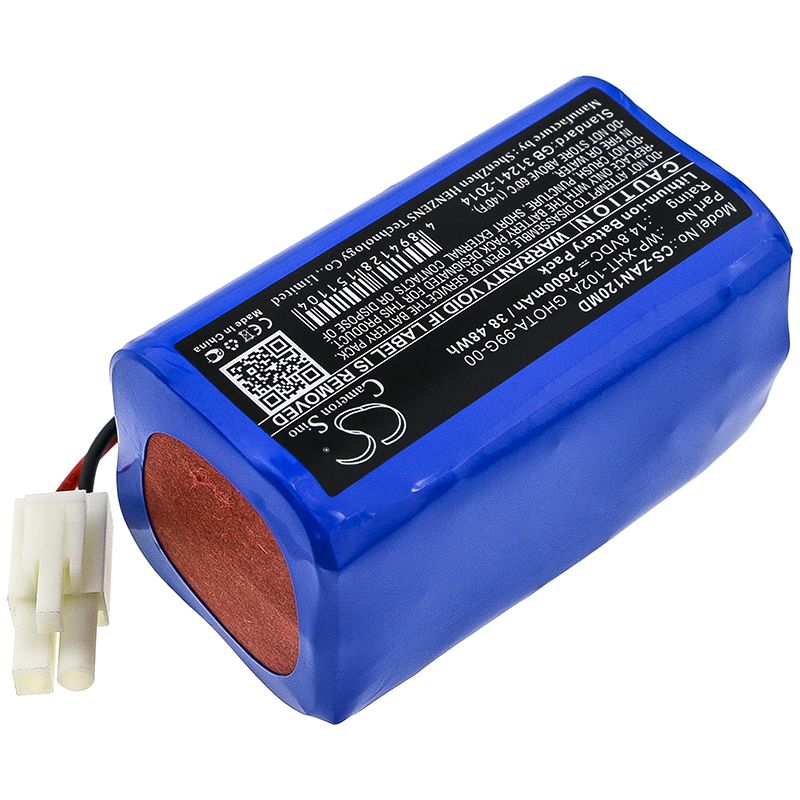 Li-ion Battery fits Zondan, Apollo N1-a, D120d 14.8V, 2600mAh Medical Cameron Sino Technology Limited