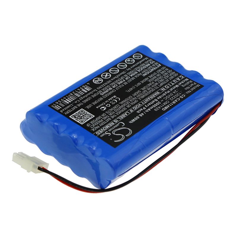 Ni-MH Battery fits Cardioline, 3 Digital Ecg, Delta 1 Plus 24.0V, 2000mAh Medical Cameron Sino Technology Limited