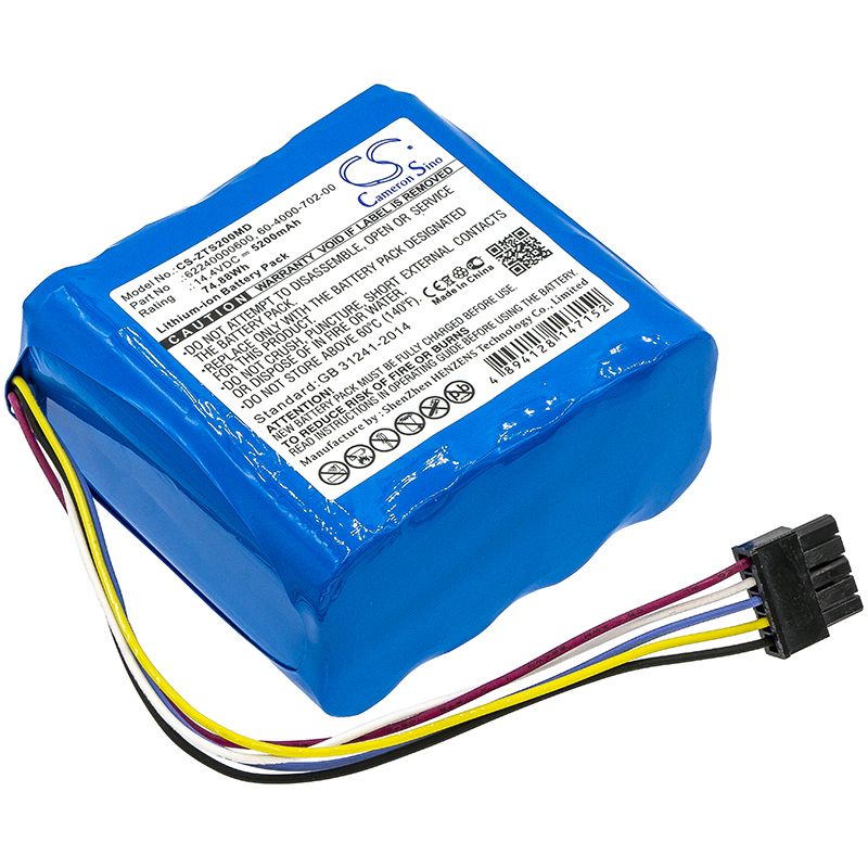 Li-ion Battery fits Zimmer, 4000ts, Ats 2000 14.4V, 5200mAh Medical Cameron Sino Technology Limited