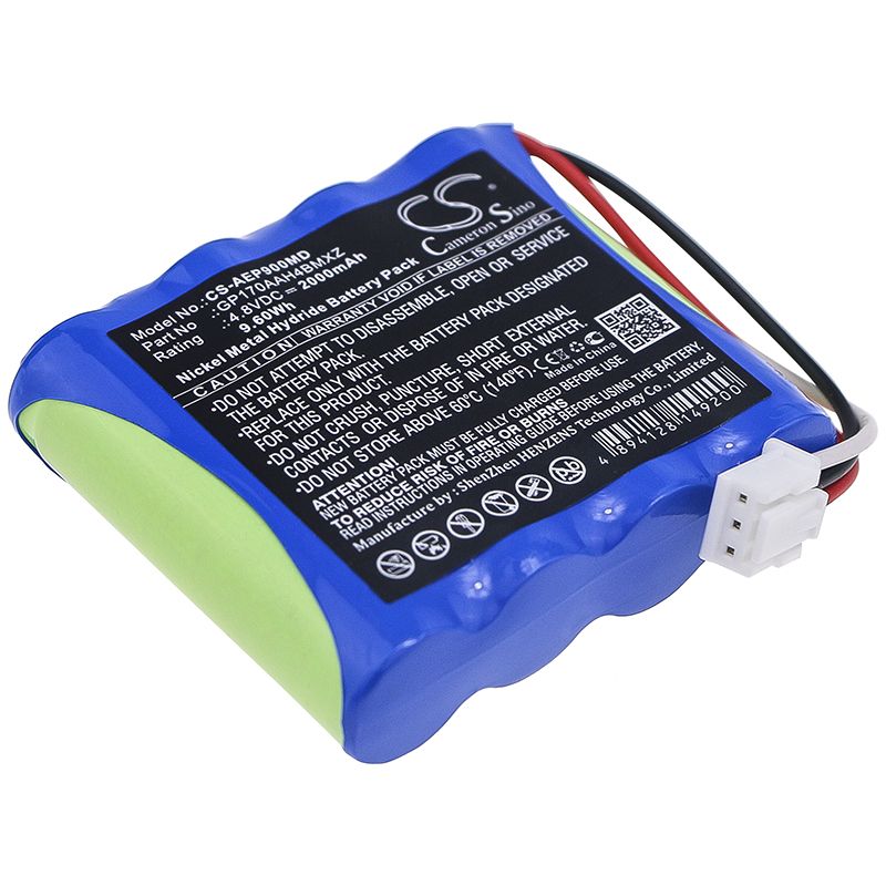 Ni-MH Battery fits American Diagnostic, 9002-5, Adc E-sphyg 2 4.8V, 2000mAh Medical Cameron Sino Technology Limited