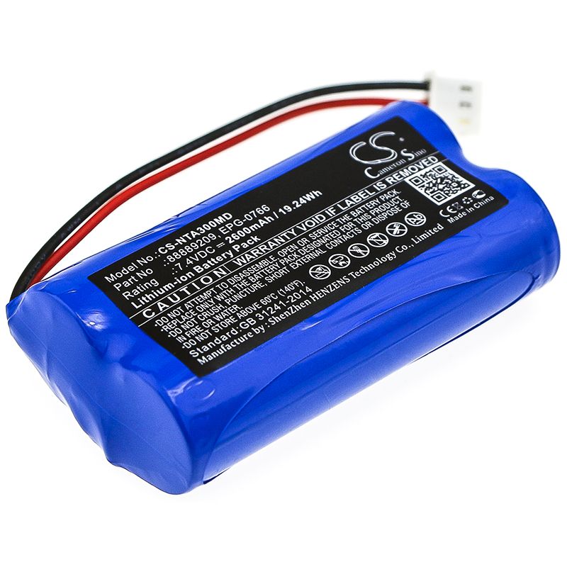 Li-ion Battery Fits Natus, Algo 3, Algo 3i 7.4v, 2600mah Medical Cameron Sino Technology Limited