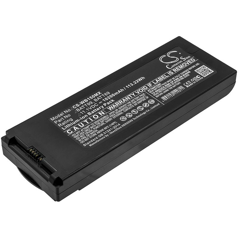 Li-ion Battery fits Welch-allyn, Connex 6000 Vital Signs Monitor, Connex Spot 11.1V, 10200mAh Medical Cameron Sino Technology Limited