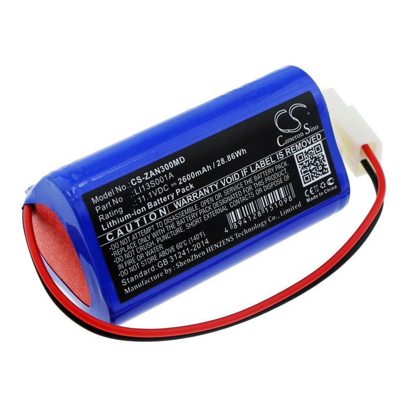 Li-ion Battery fits Zondan, Apollo N3 11.1V, 2600mAh Medical Cameron Sino Technology Limited