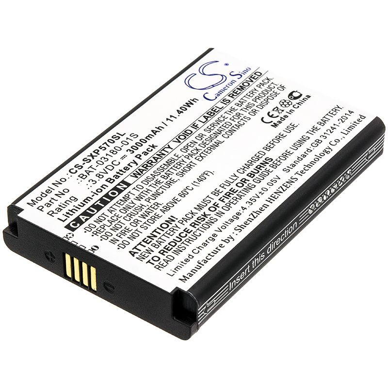 Li-ion Battery fits Sonim, Xp5, Xp5700 3.8V, 3000mAh Mobile & SmartPhone Cameron Sino Technology Limited