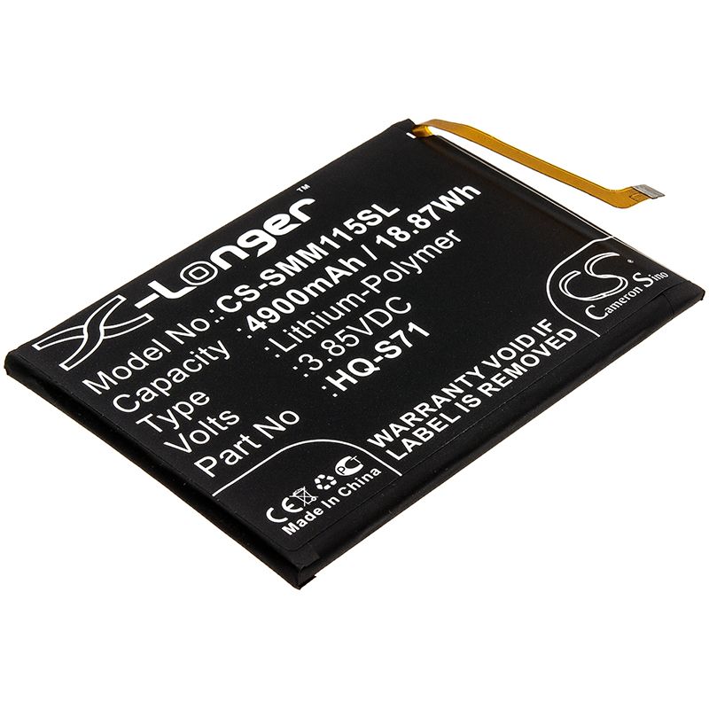 Li-Polymer Battery fits Samsung, Galaxy M11, Galaxy M11 2020 3.85V, 4900mAh Mobile & SmartPhone Cameron Sino Technology Limited