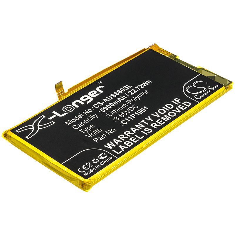 Li-polymer Battery Fits Asus, I001d, Rog Phone 2 3.85v, 5900mah Mobile & SmartPhone Cameron Sino Technology Limited