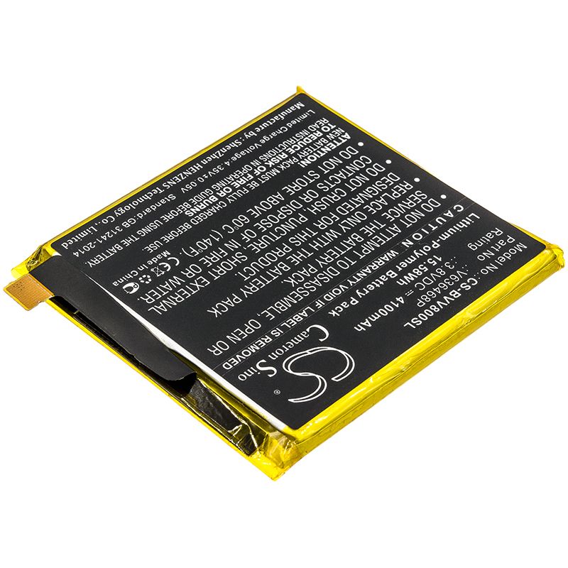 Li-Polymer Battery fits Blackview, Bv8000 3.8V, 4100mAh Mobile & SmartPhone Cameron Sino Technology Limited