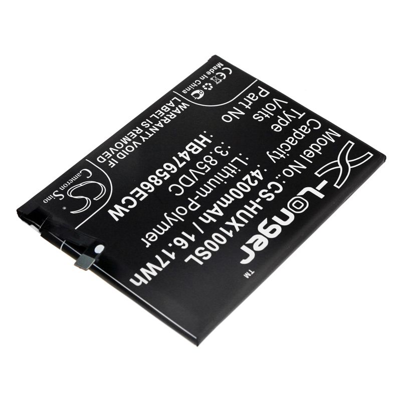 Li-Polymer Battery fits Huawei, Honor X10, Honor X10 5g 3.85V, 4200mAh Mobile & SmartPhone Cameron Sino Technology Limited