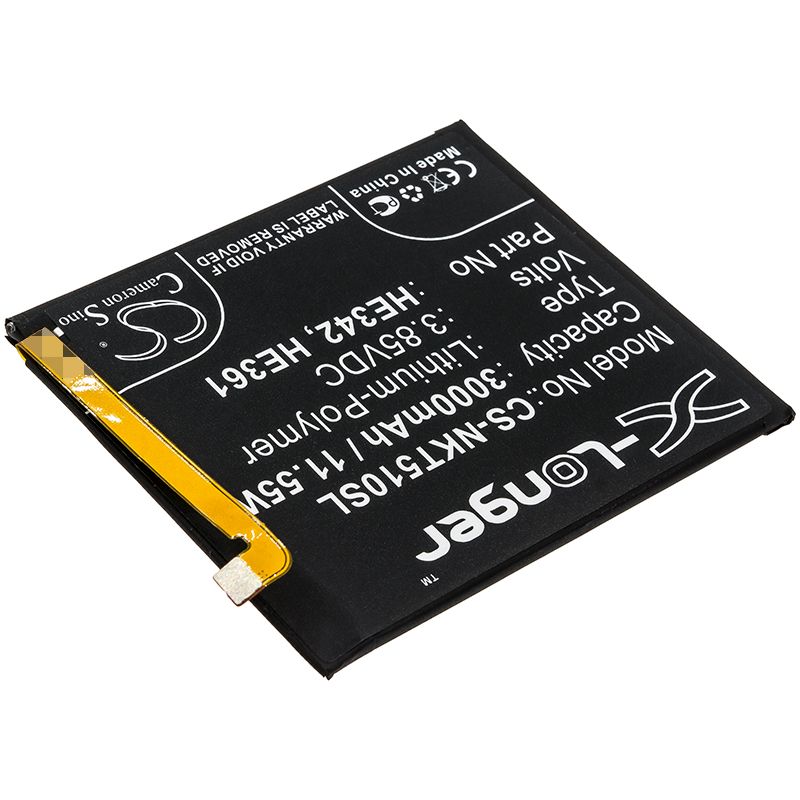 Li-Polymer Battery fits Nokia, 5.1 Plus, Nokia 6.1 Plus 3.85V, 3000mAh Mobile & SmartPhone Cameron Sino Technology Limited