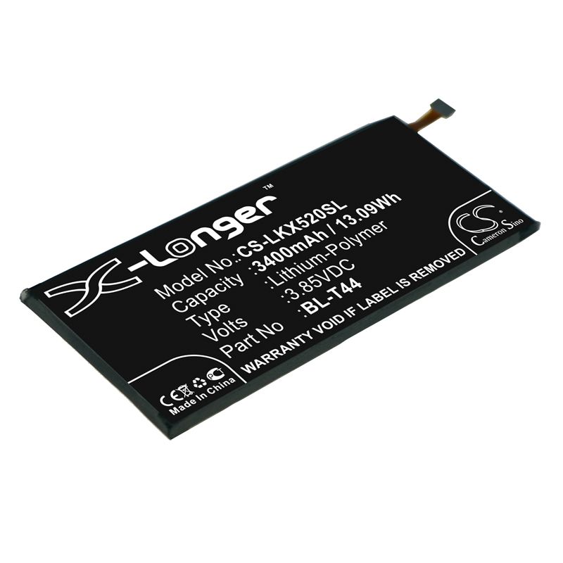 Li-polymer Battery Fits Lg, L722dl, Lmq720am 3.85v, 3400mah Mobile & SmartPhone Cameron Sino Technology Limited