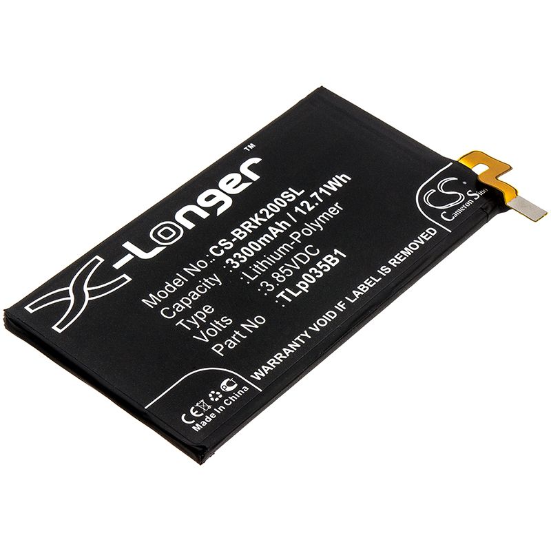 Li-polymer Battery Fits Blackberry, Bbf100-1, Bbf100-2 3.85v, 3300mah Mobile & SmartPhone Cameron Sino Technology Limited