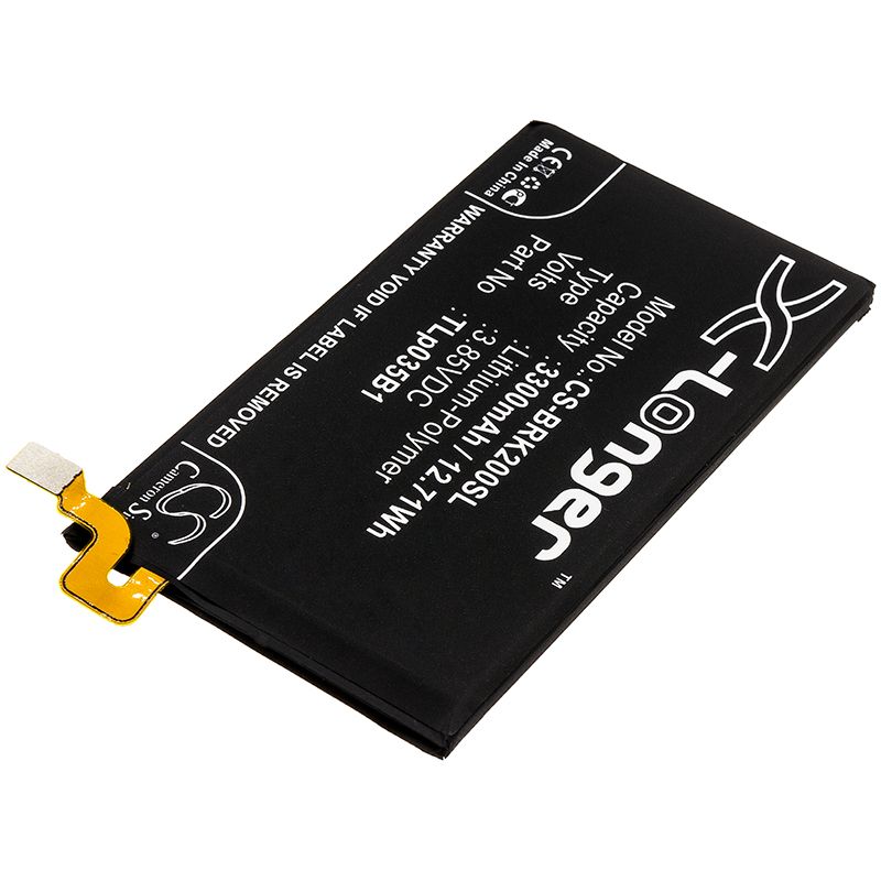 Li-polymer Battery Fits Blackberry, Bbf100-1, Bbf100-2 3.85v, 3300mah Mobile & SmartPhone Cameron Sino Technology Limited