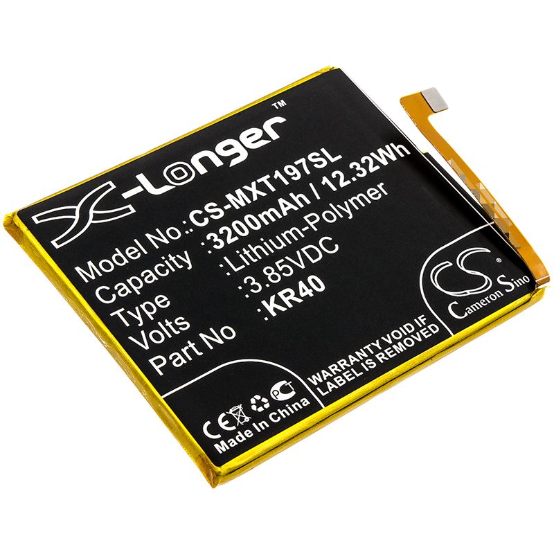 Li-polymer Battery Fits Motorola, Moto One Vision, Xt1970 3.85v, 3200mah Mobile & SmartPhone Cameron Sino Technology Limited