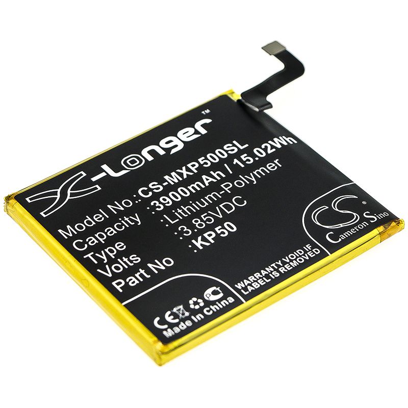 Li-Polymer Battery fits Motorola, Moto One Zoom, Moto One Zoom Global 3.85V, 3900mAh Mobile & SmartPhone Cameron Sino Technology Limited