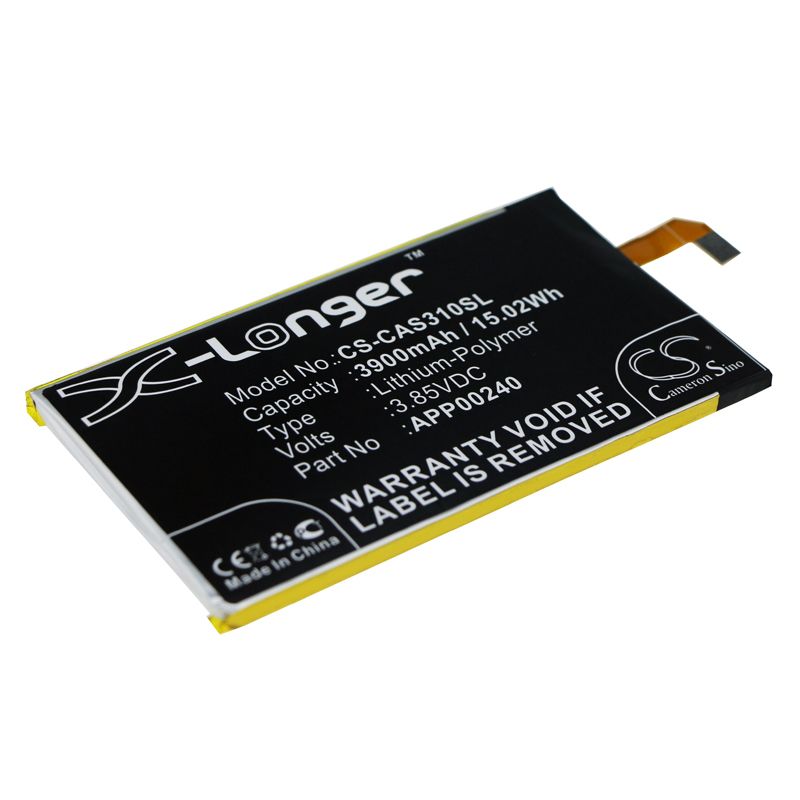 Li-Polymer Battery fits Cat, S31, Caterpillar 3.85V, 3900mAh Mobile & SmartPhone Cameron Sino Technology Limited