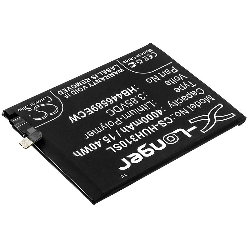 Li-Polymer Battery fits Huawei, Honor View 30 Pro, Honor View 30 Pro 5g 3.85V, 4000mAh Mobile & SmartPhone Cameron Sino Technology Limited